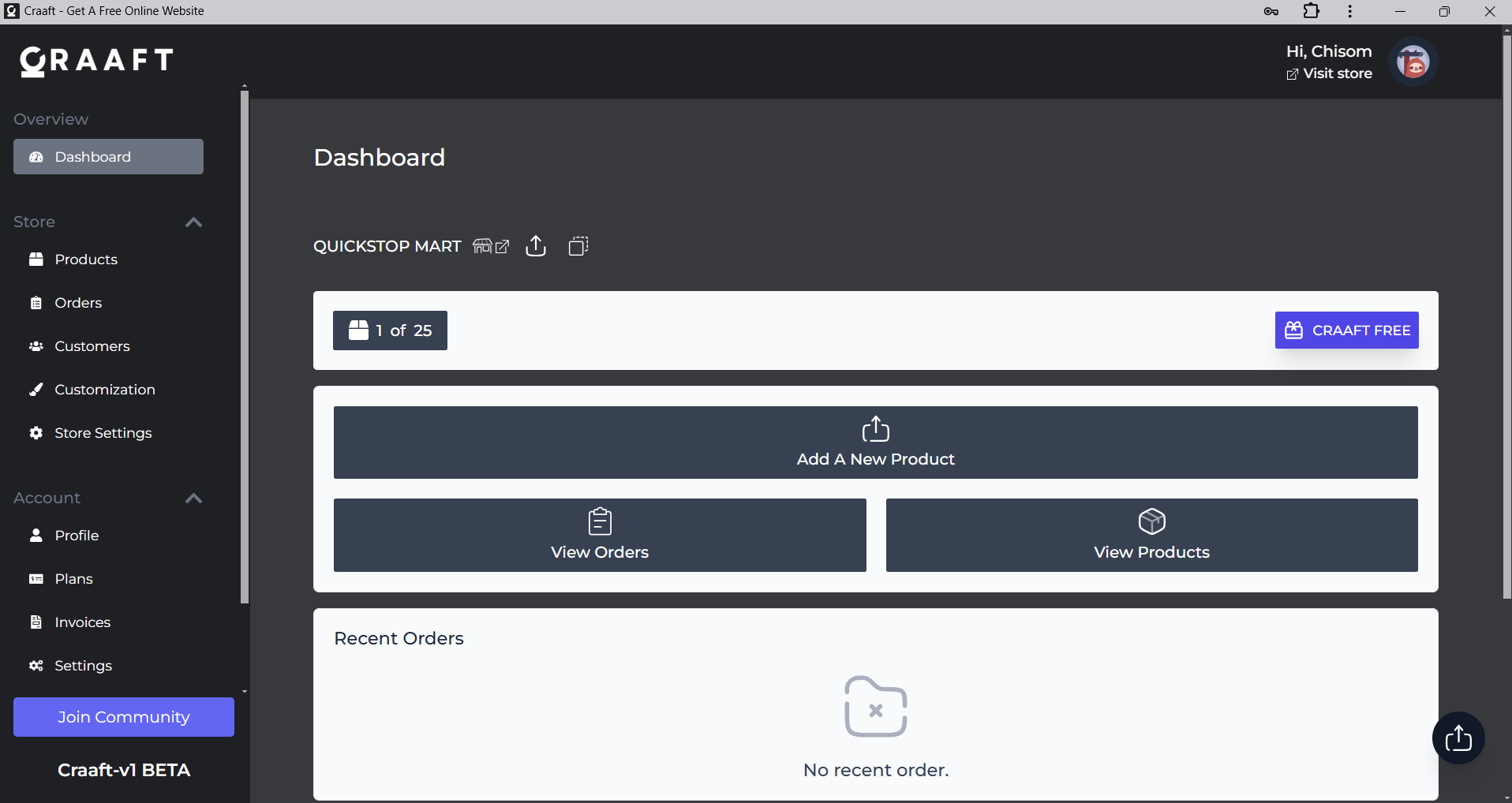 Dashboard
